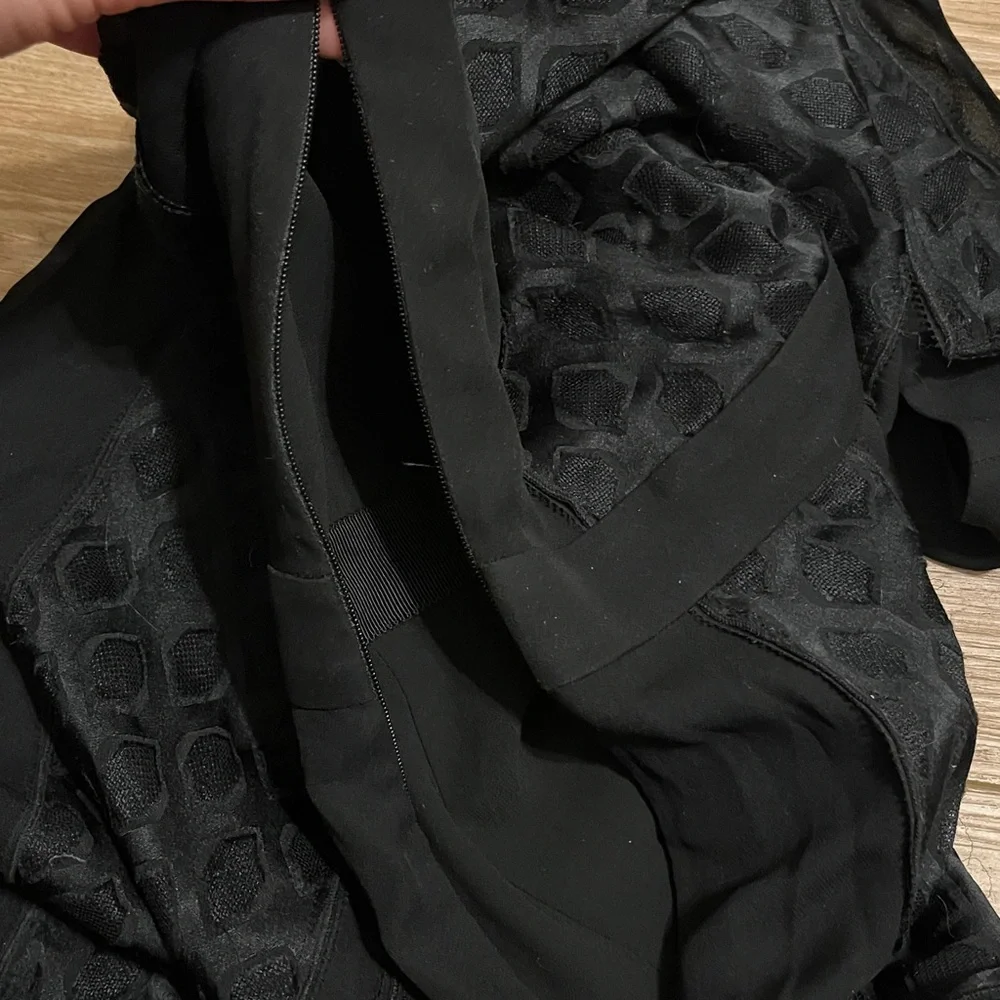 Tory Burch Hadley black silk dress